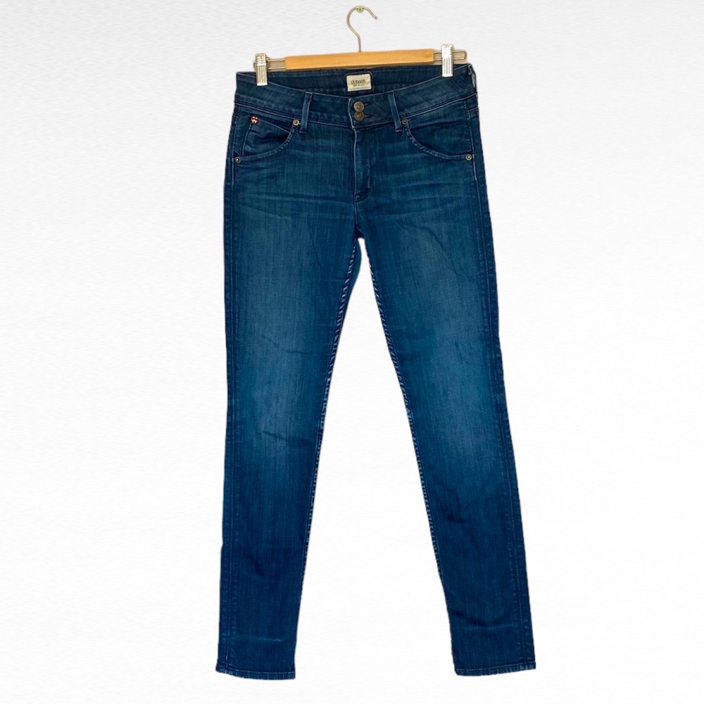 Hudson Straight Leg Blue Jeans